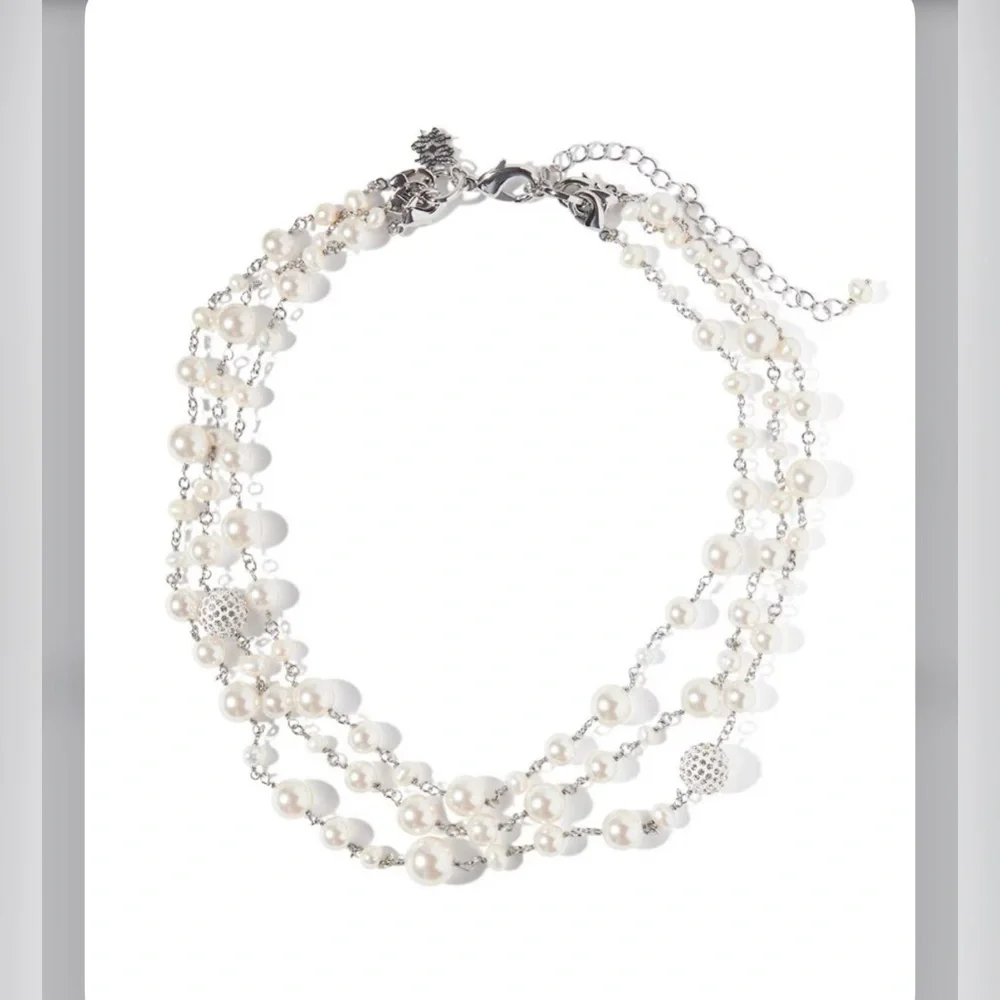 WHBM multi pearl strand necklace - Picture 7 of 15